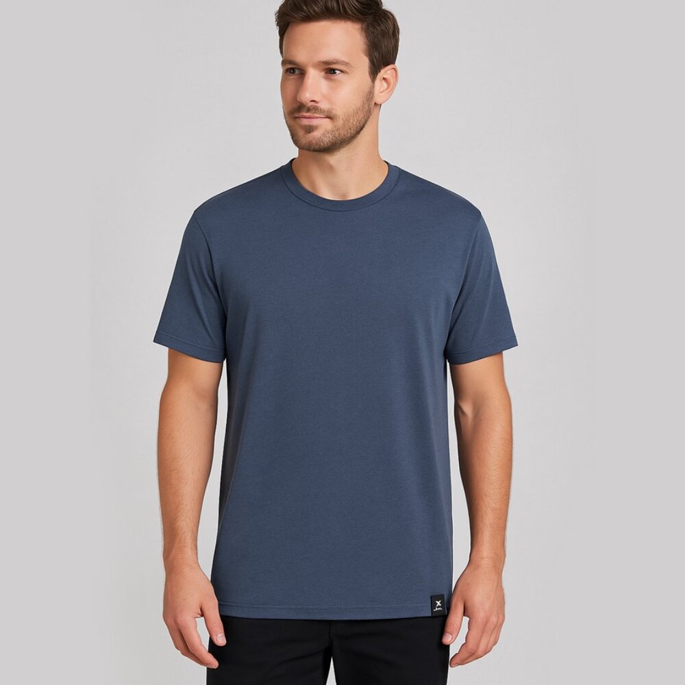 ZeroXposur Men’s Navy Blue Performance T-Shirt – Size Large